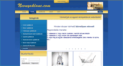 Desktop Screenshot of nevnyaklanc.hu